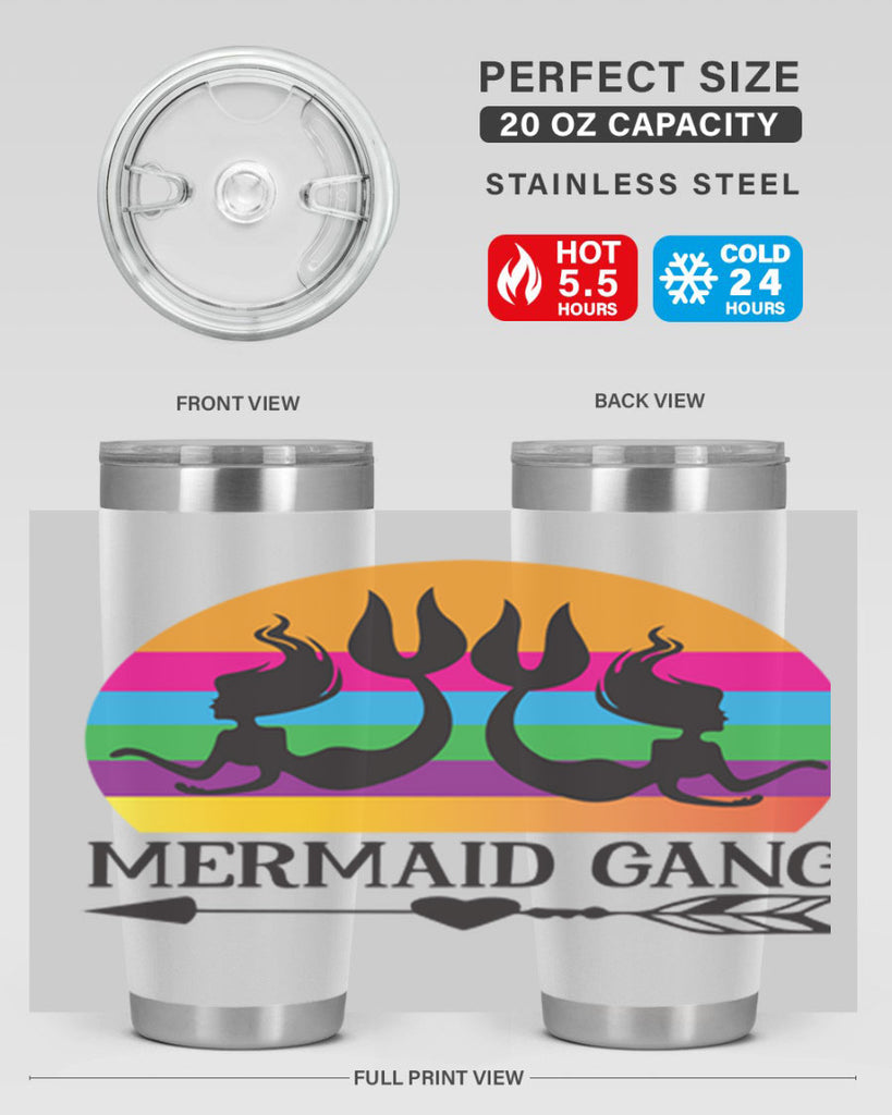 Mermaid gang 402#- mermaid- Tumbler