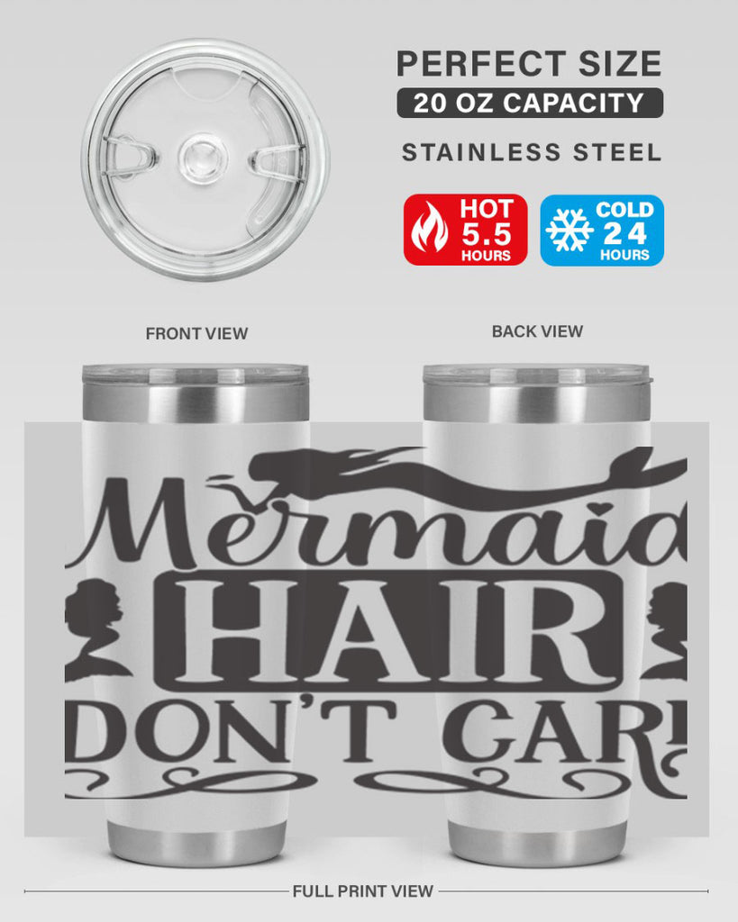 Mermaid hair dont care 409#- mermaid- Tumbler