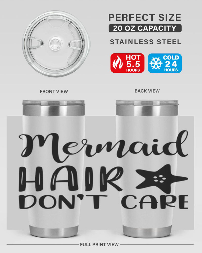 Mermaid hair dont care 411#- mermaid- Tumbler