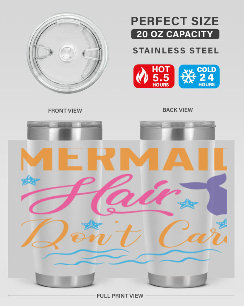 Mermaid hair dont care 414#- mermaid- Tumbler