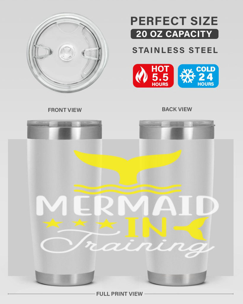 Mermaid in Training 361#- mermaid- Tumbler