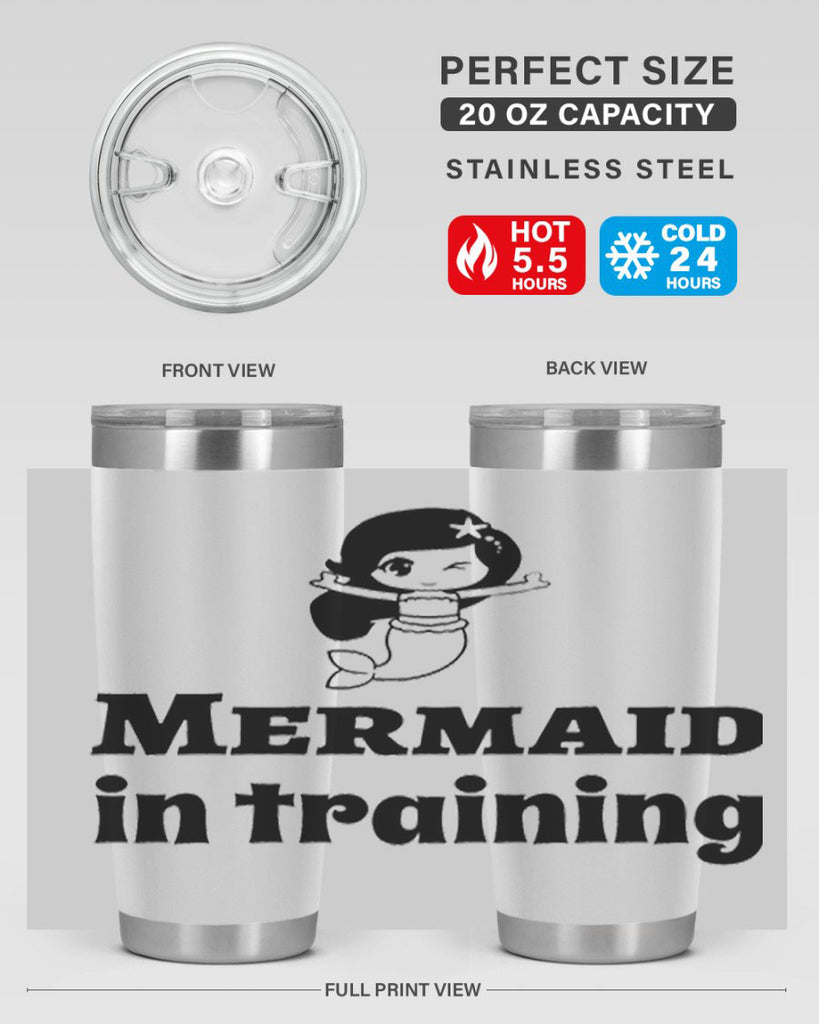 Mermaid in training 422#- mermaid- Tumbler