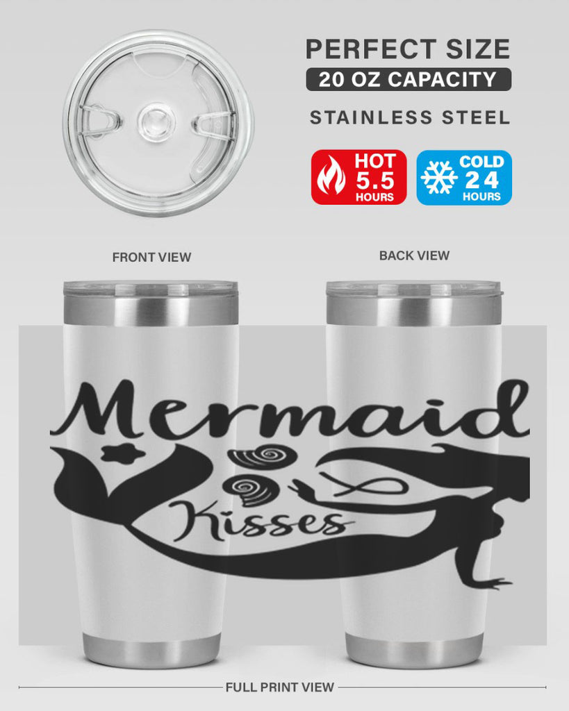 Mermaid kisses design 428#- mermaid- Tumbler