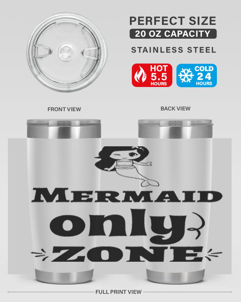 Mermaid only zone 439#- mermaid- Tumbler