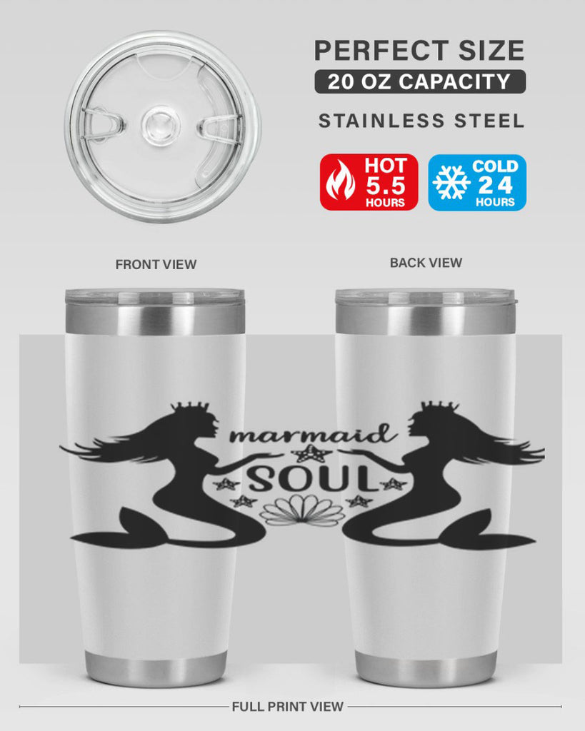 Mermaid soul design 443#- mermaid- Tumbler