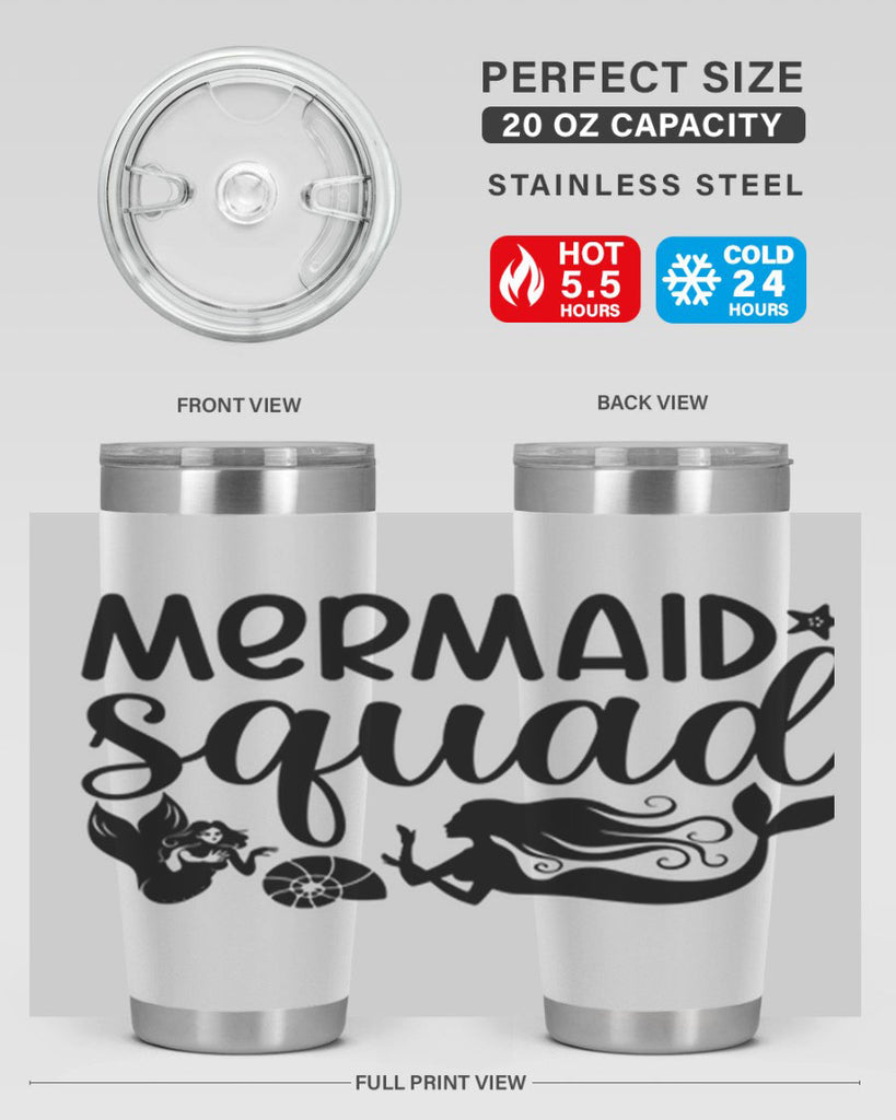 Mermaid squad 447#- mermaid- Tumbler