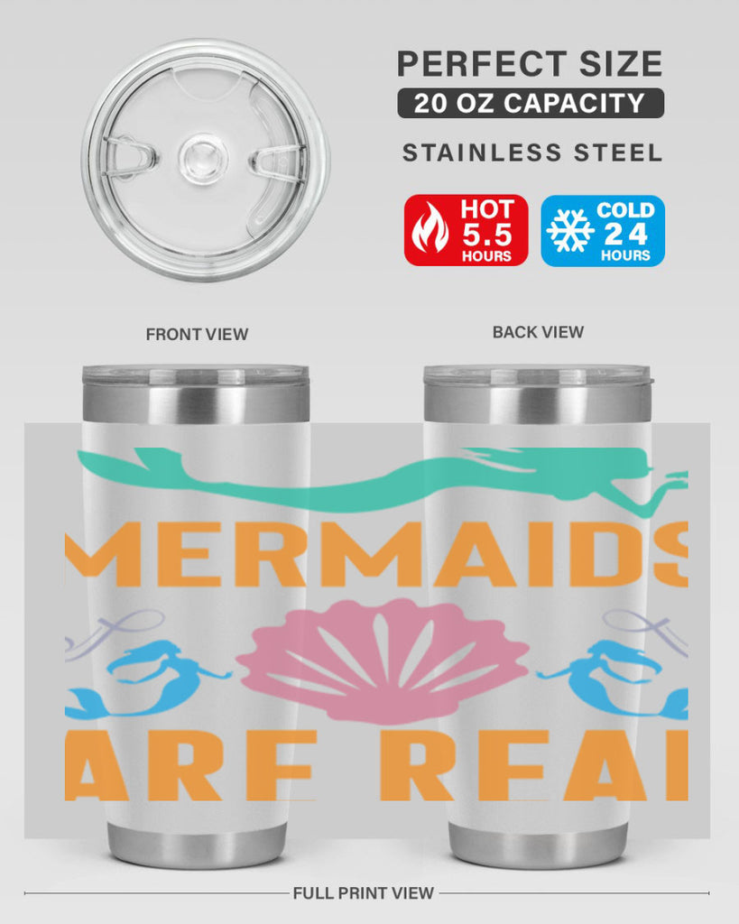 Mermaids Are Real Design 478#- mermaid- Tumbler