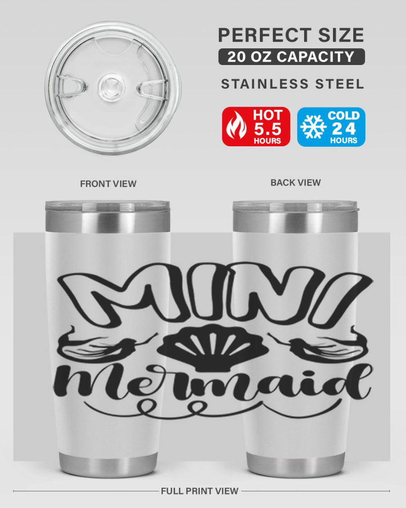 Mini mermaid 506#- mermaid- Tumbler