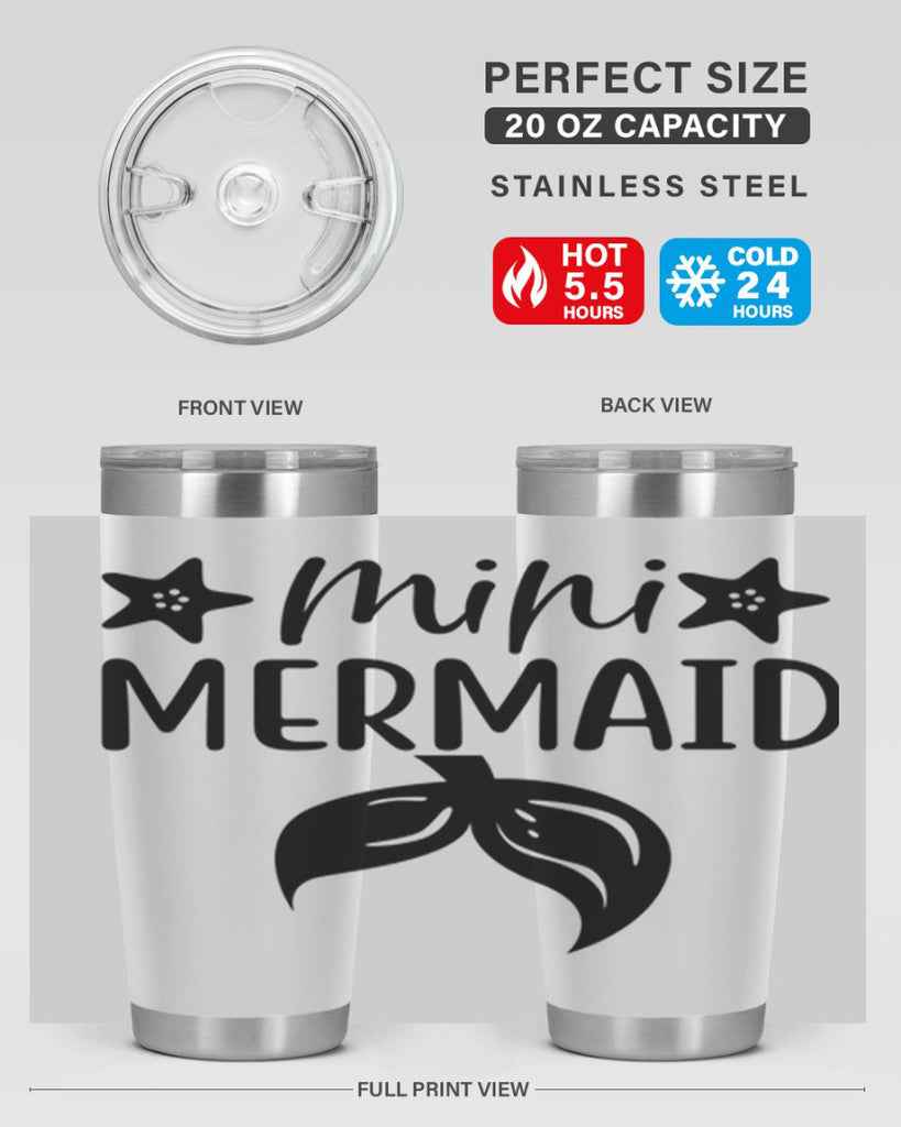 Mini mermaid 511#- mermaid- Tumbler