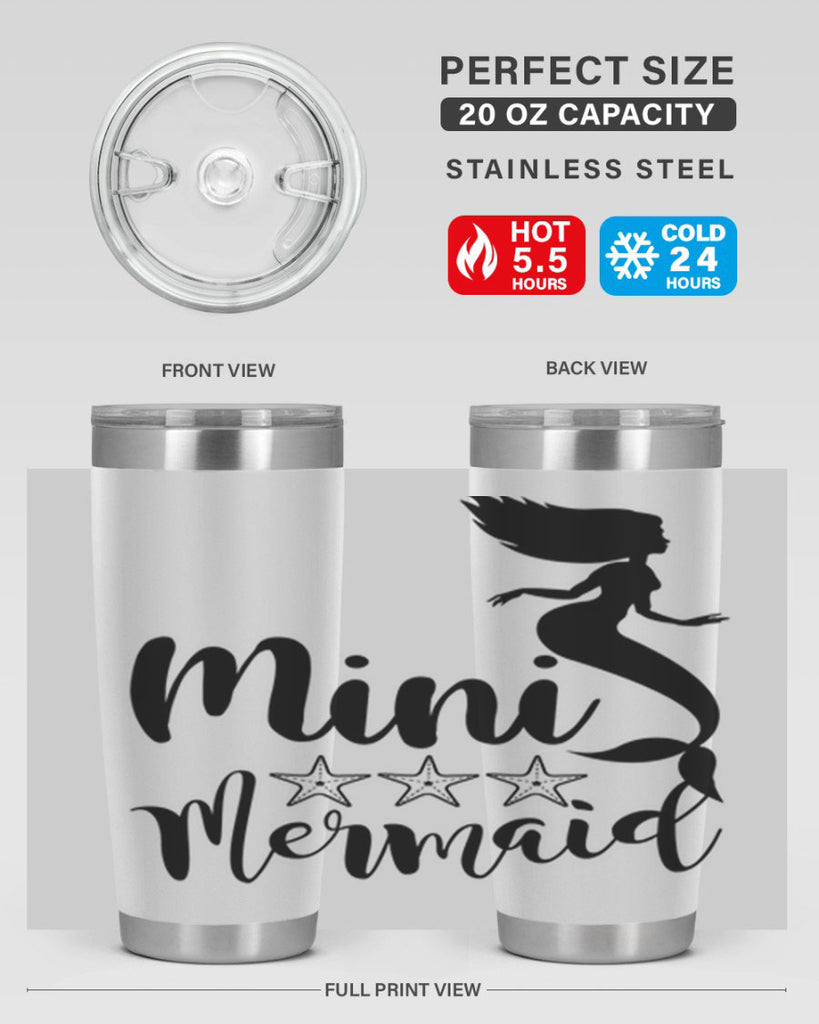 Mini mermaid 512#- mermaid- Tumbler