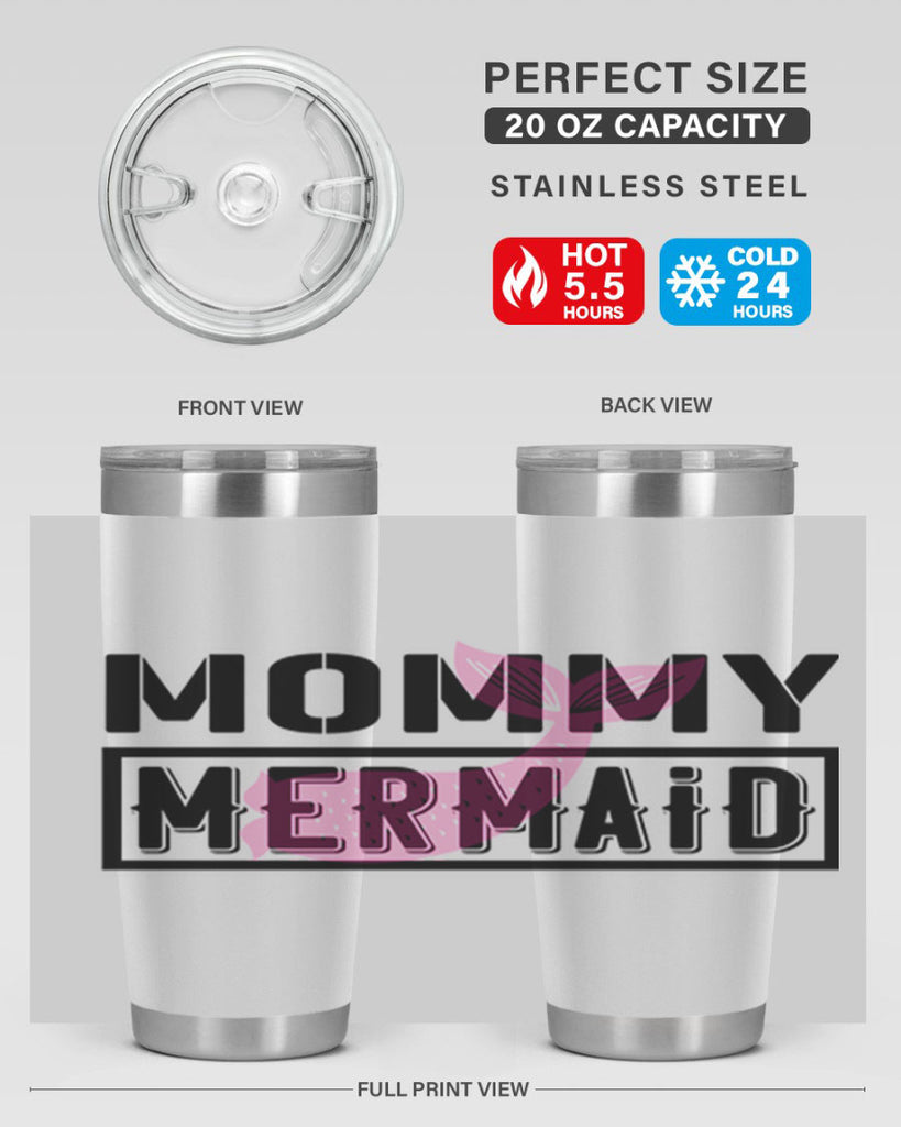 Mommy mermaid 514#- mermaid- Tumbler