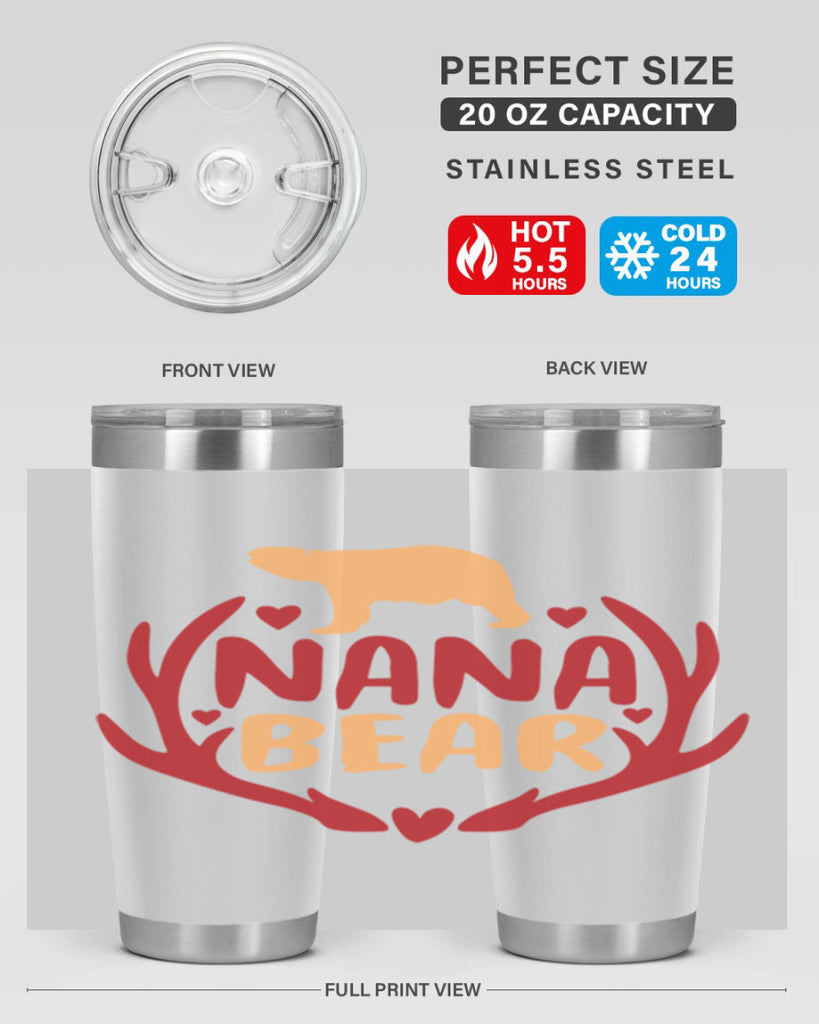 Nana bear 12#- grandma - nana- Tumbler