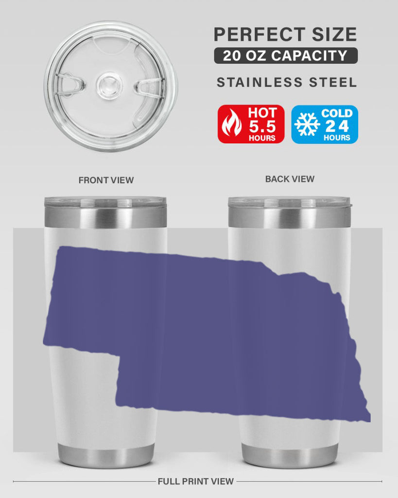 Nebraska 24#- stateflags- Tumbler