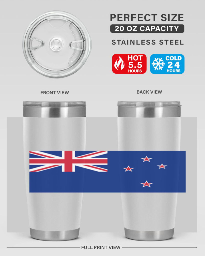 New Zealand 74#- world flags- Tumbler