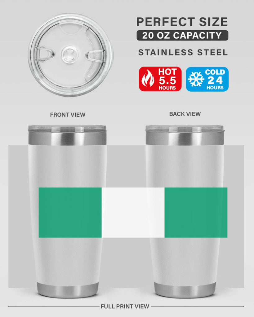 Nigeria 71#- world flags- Tumbler