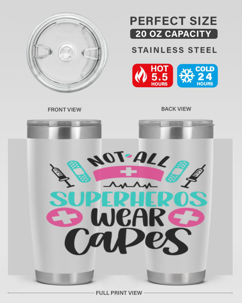 Not All Superheros Style Style 123#- nurse- tumbler