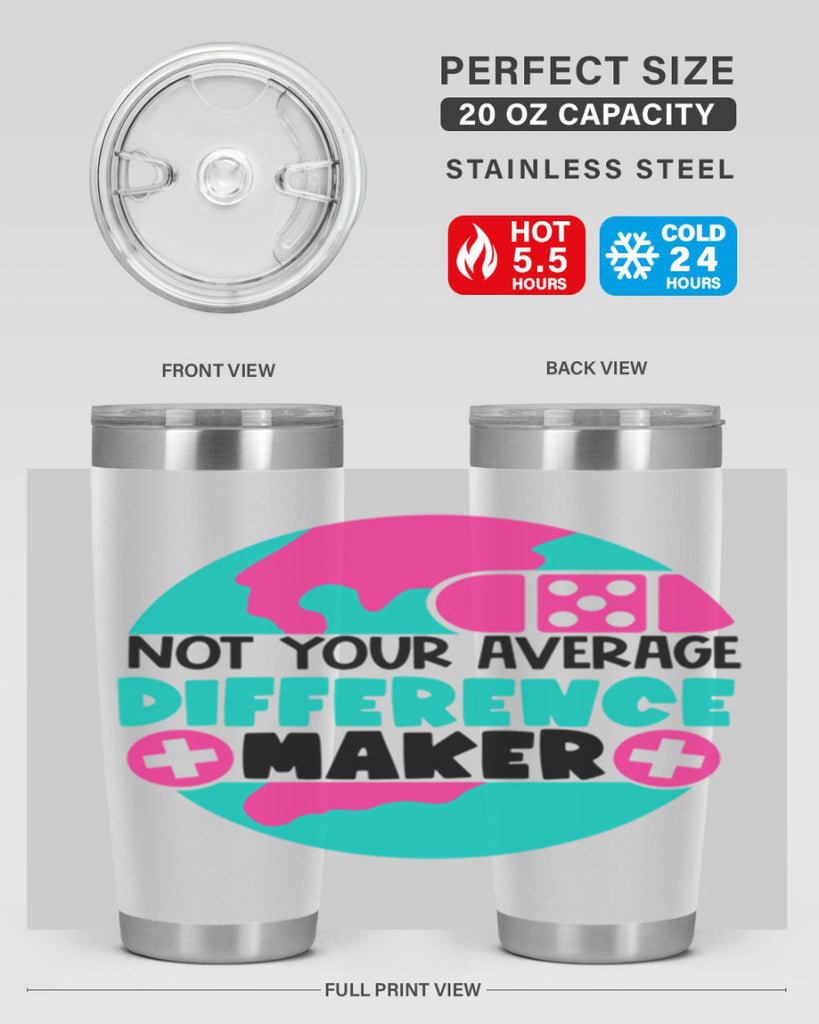 Not Your Averange Difference Maker Style Style 122#- nurse- tumbler