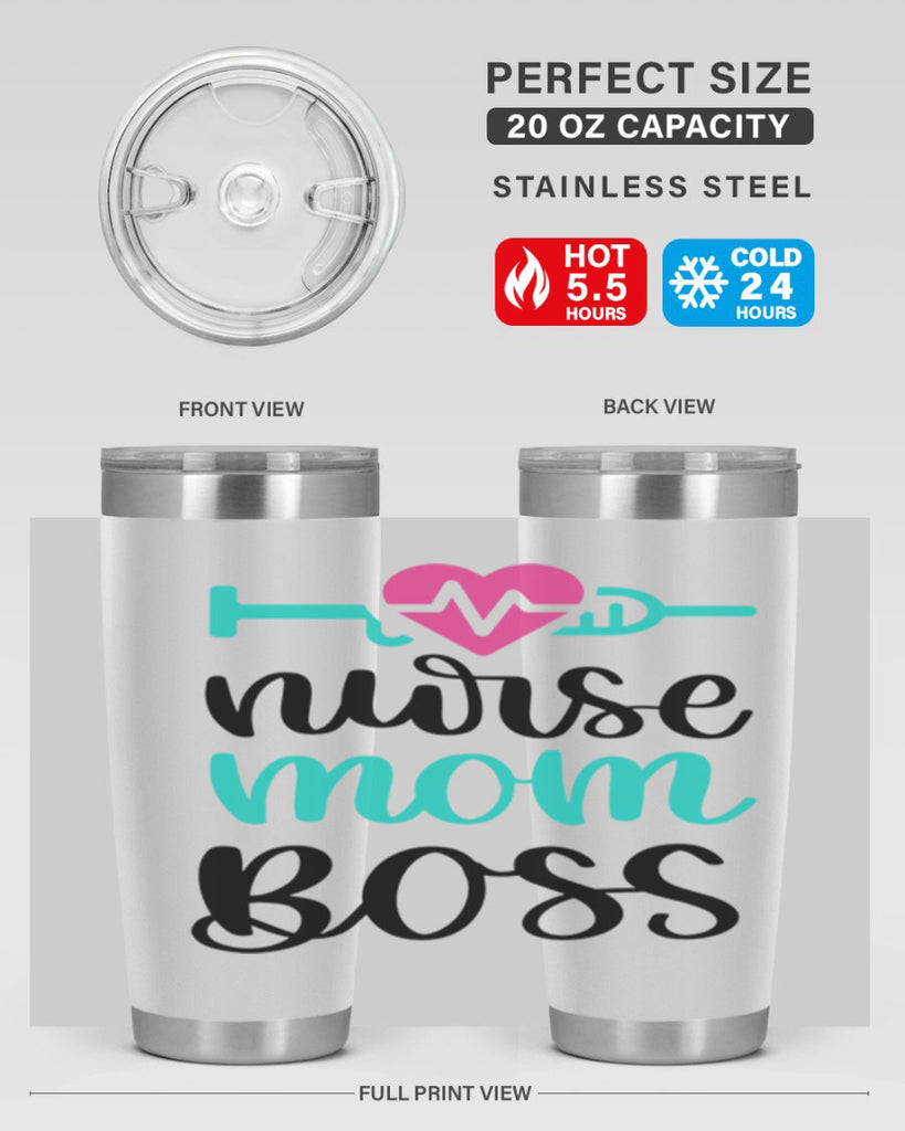 Nurse Mom Boss Style Style 101#- nurse- tumbler