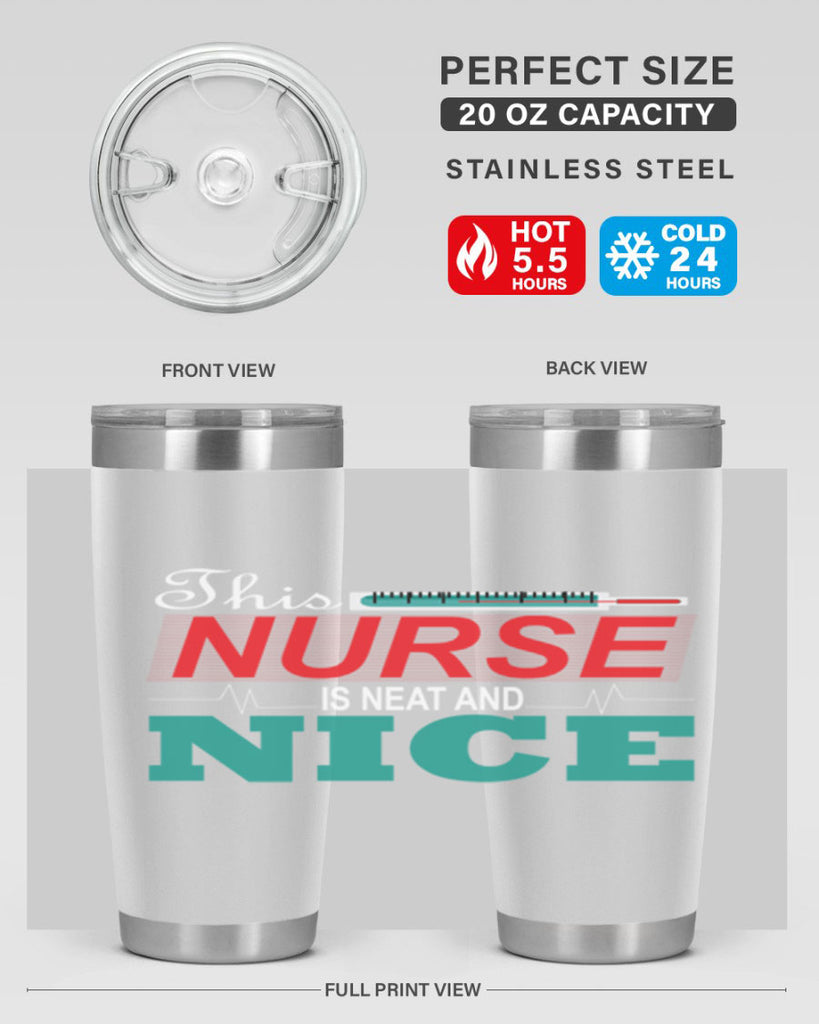 Nurse NiceTransperntPNG Style 403#- nurse- tumbler