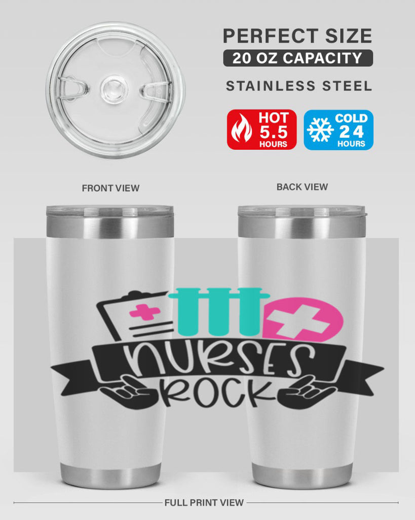 Nurses Rock Style Style 78#- nurse- tumbler