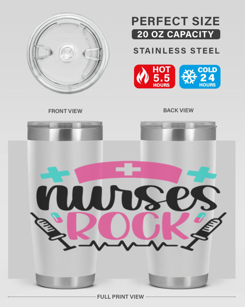 Nurses Rock Style Style 79#- nurse- tumbler