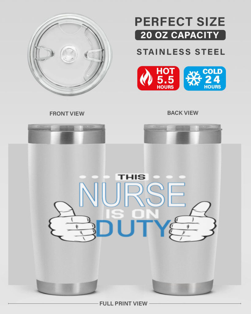 NursetransperntPNG Style 400#- nurse- tumbler