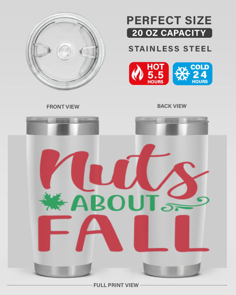 Nuts About Fall 443#- fall- Tumbler