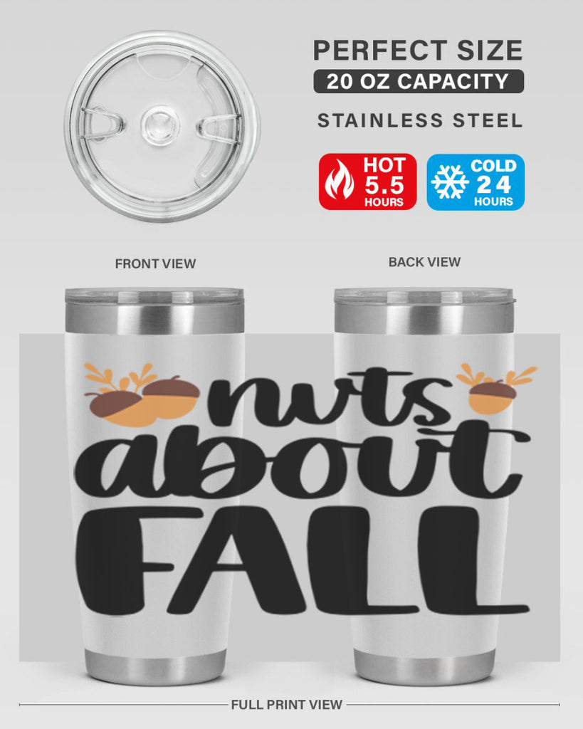 Nuts About Fall 503#- fall- Tumbler