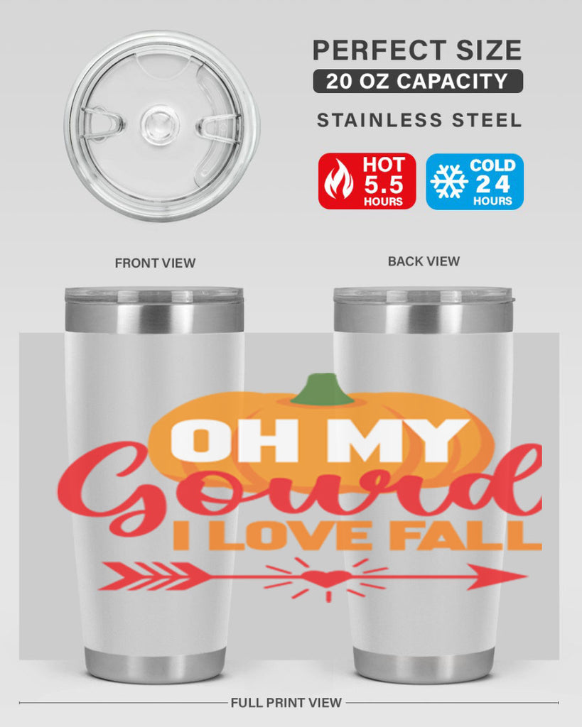 OhMyGourdILove 459#- fall- Tumbler