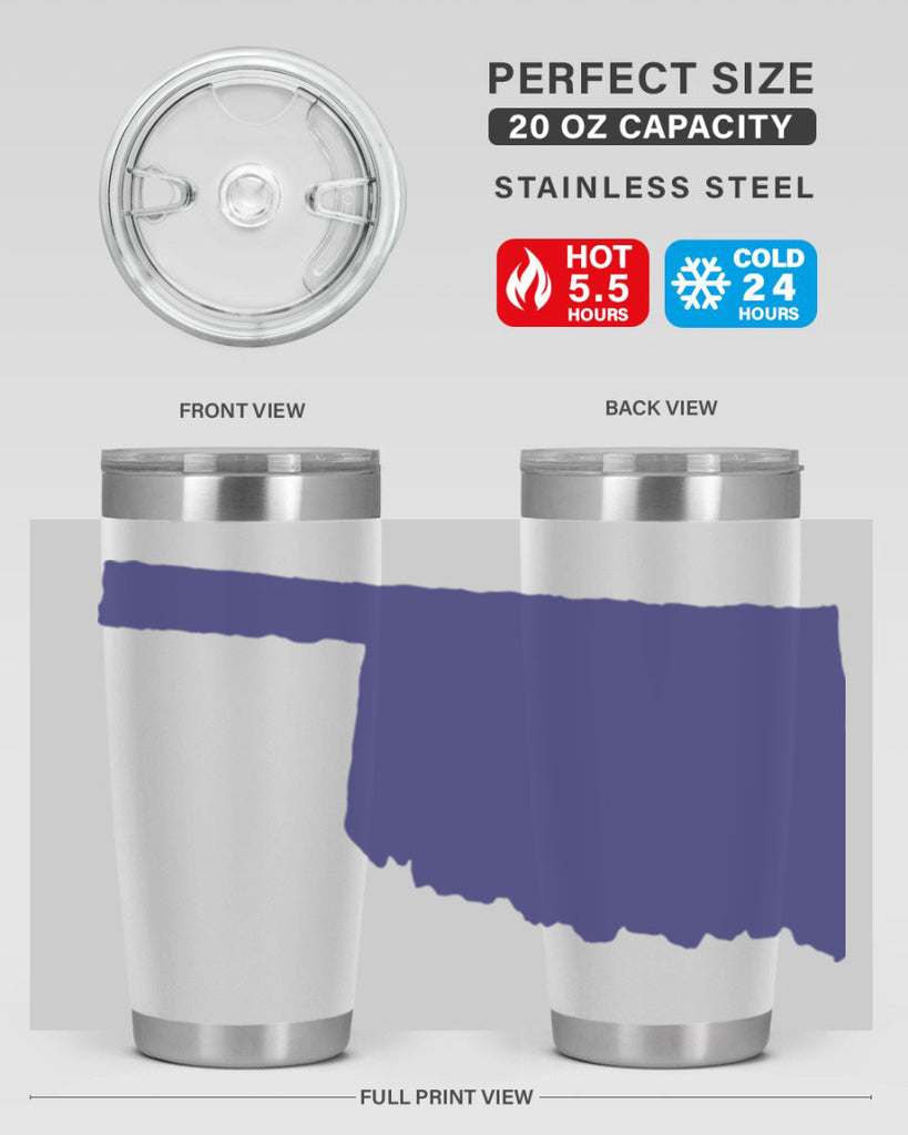 Oklahoma 15#- stateflags- Tumbler