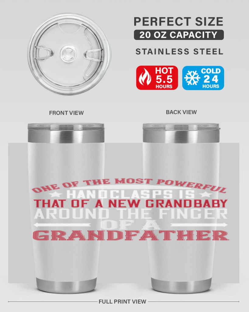 One of the most powerful handclasps 69#- grandpa - papa- Tumbler