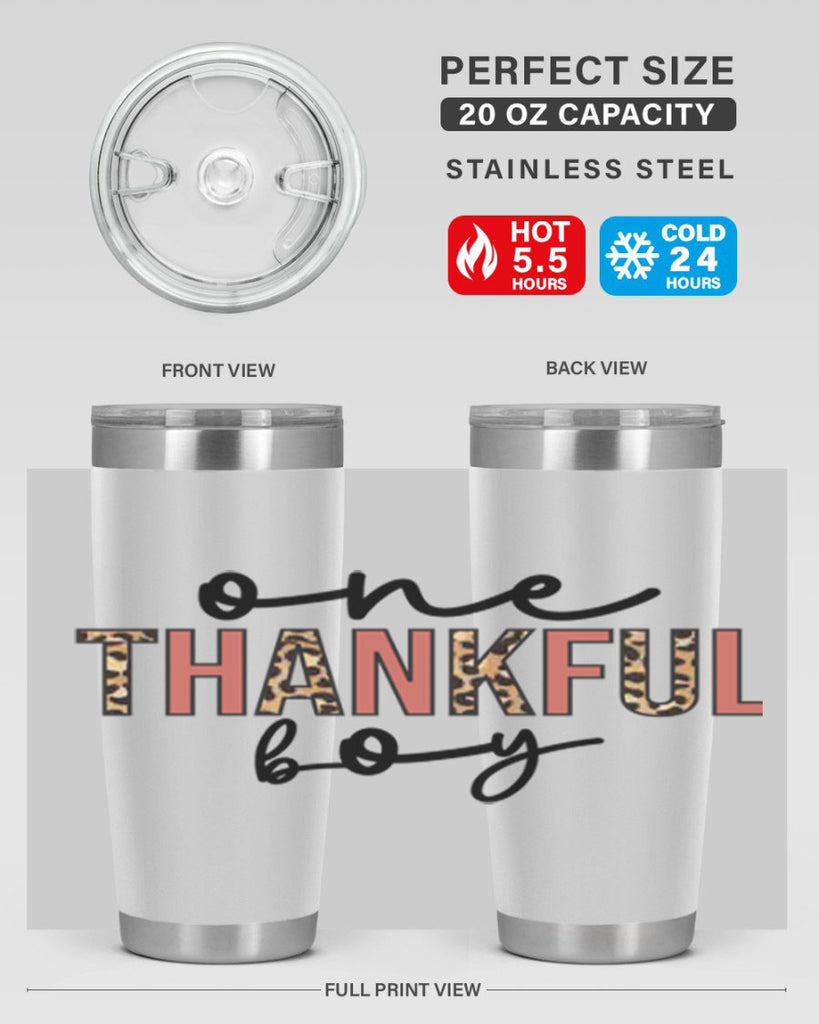 One thankful boy 462#- fall- Tumbler