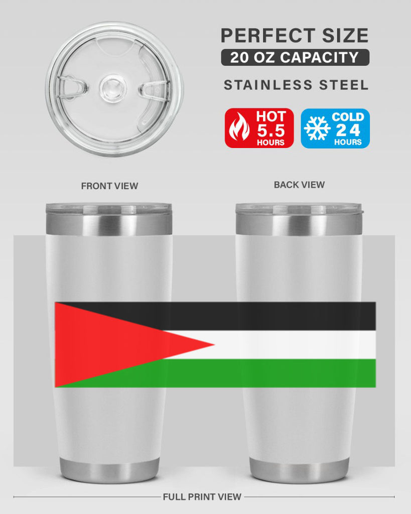 Palestine 64#- world flags- Tumbler