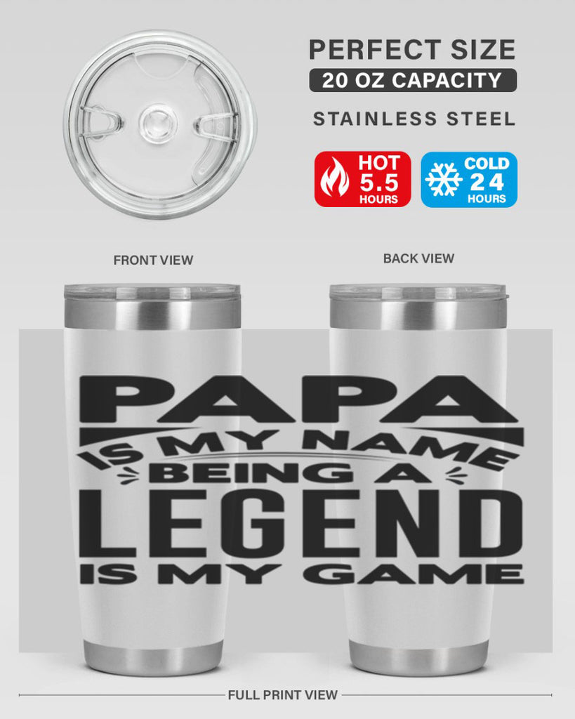 Papa 125#- grandpa - papa- Tumbler