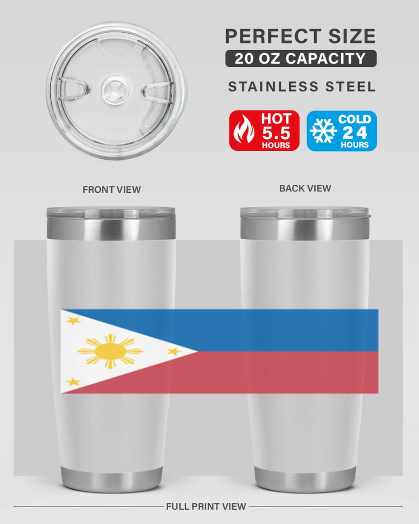 Philippines 59#- world flags- Tumbler