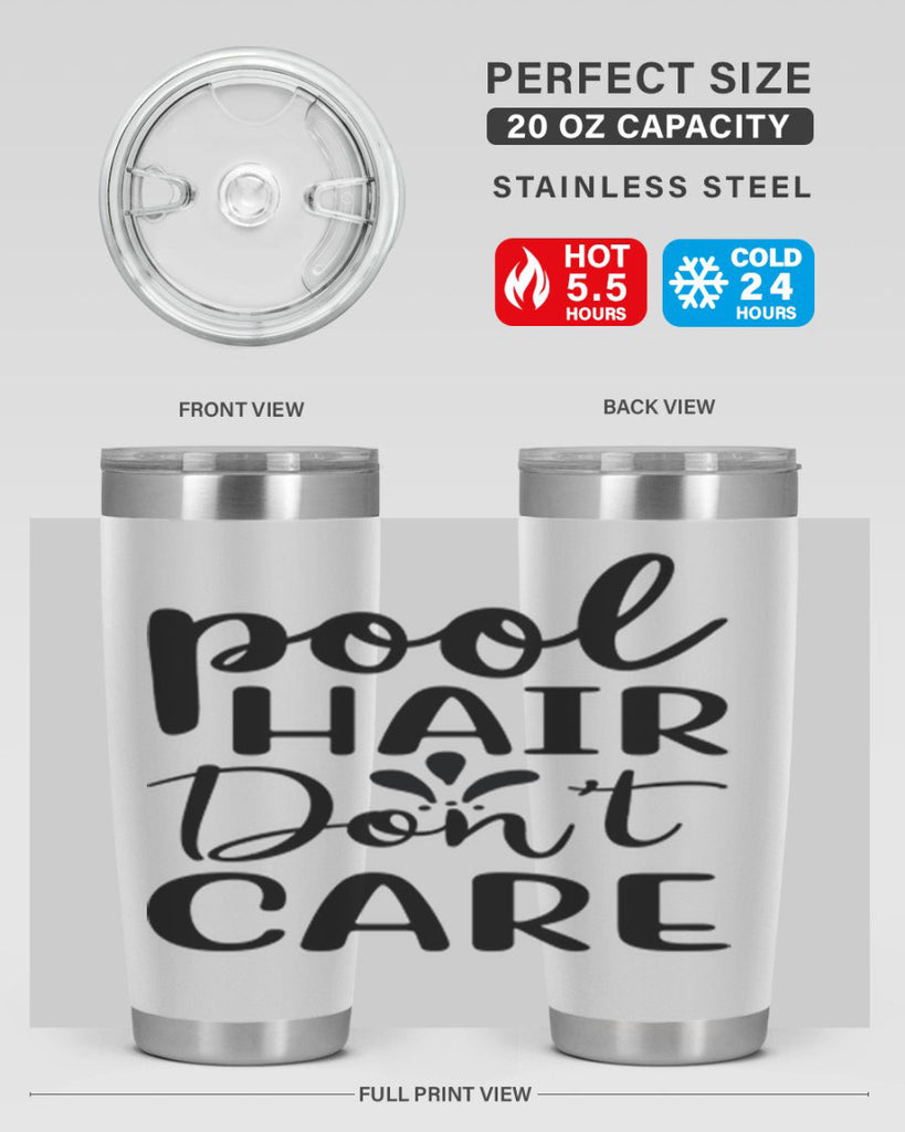 Pool hair dont care 544#- mermaid- Tumbler