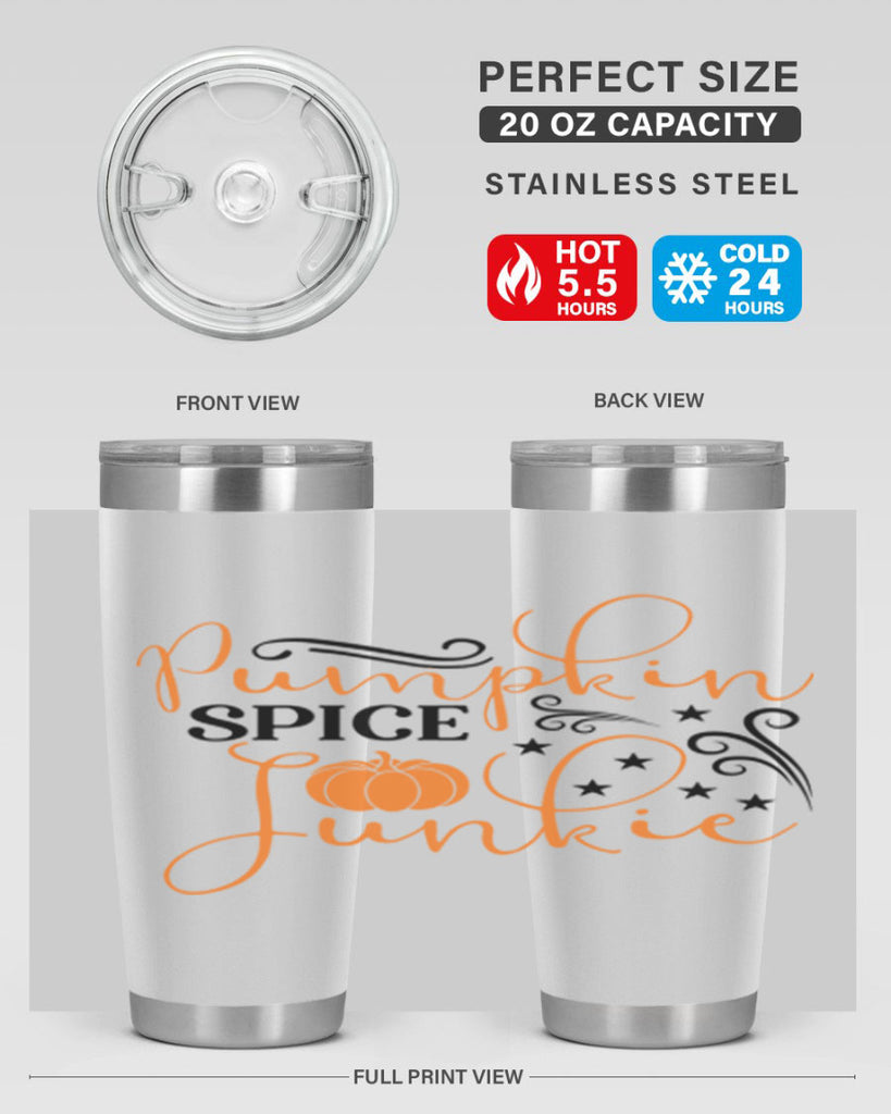 Pumpkin Spice Junkie 549#- fall- Tumbler