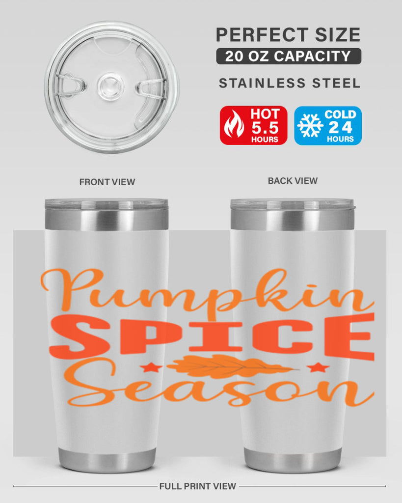 Pumpkin Spice Season Design 557#- fall- Tumbler