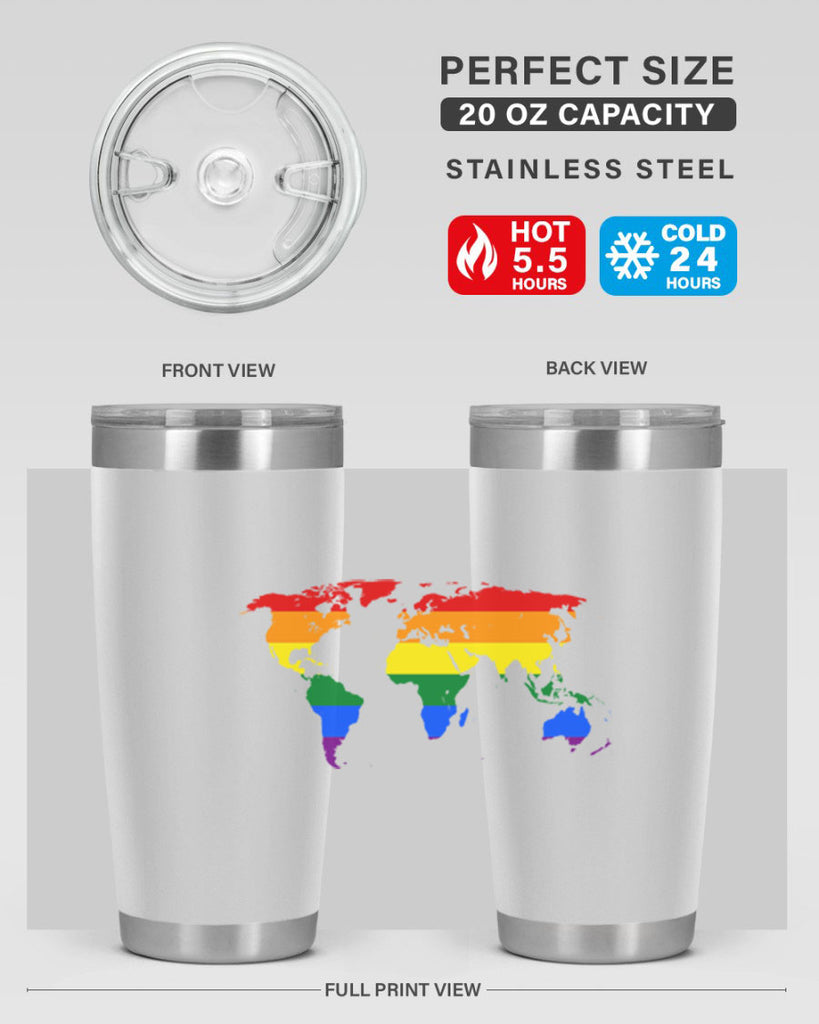 Rainbow World map 3#- lgbt- Tumbler