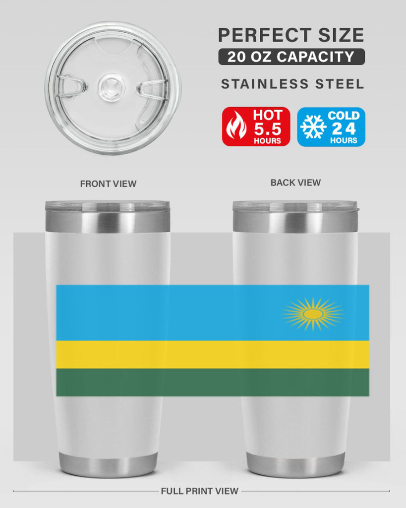 Rwanda 53#- world flags- Tumbler