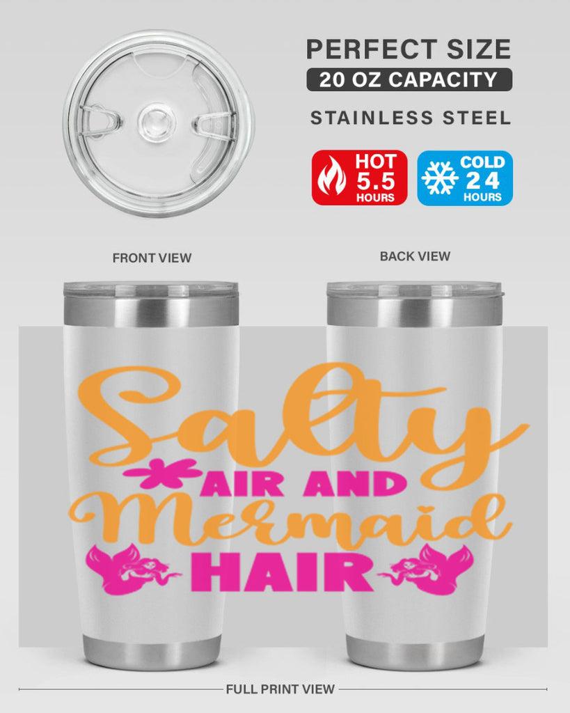 Salty Air And Mermaid Hair 560#- mermaid- Tumbler