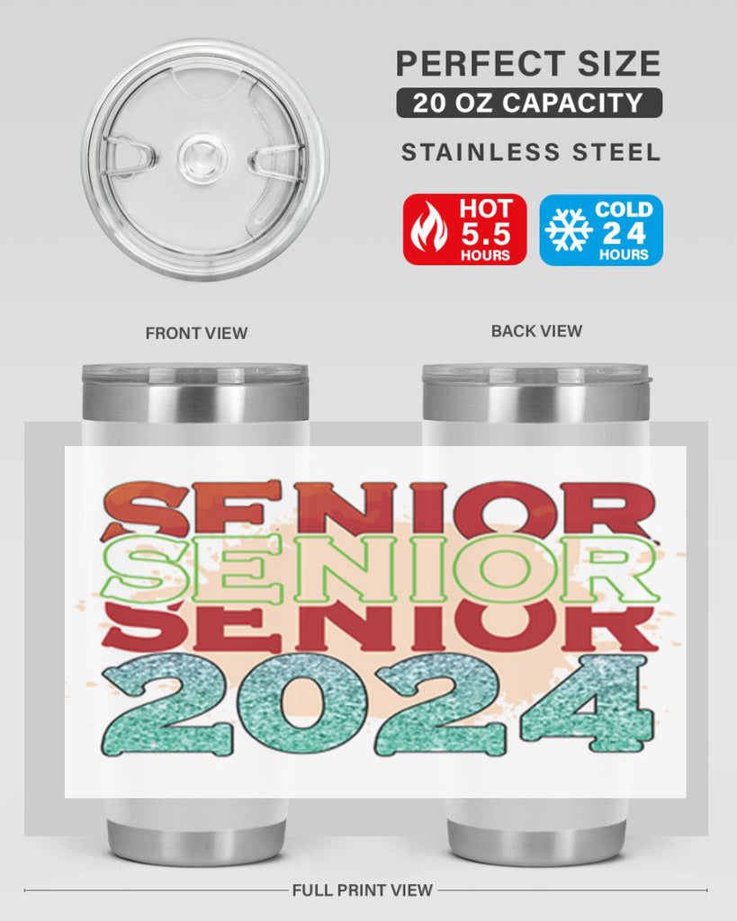 Senior 2024 1 10#- 12th grade- Tumbler