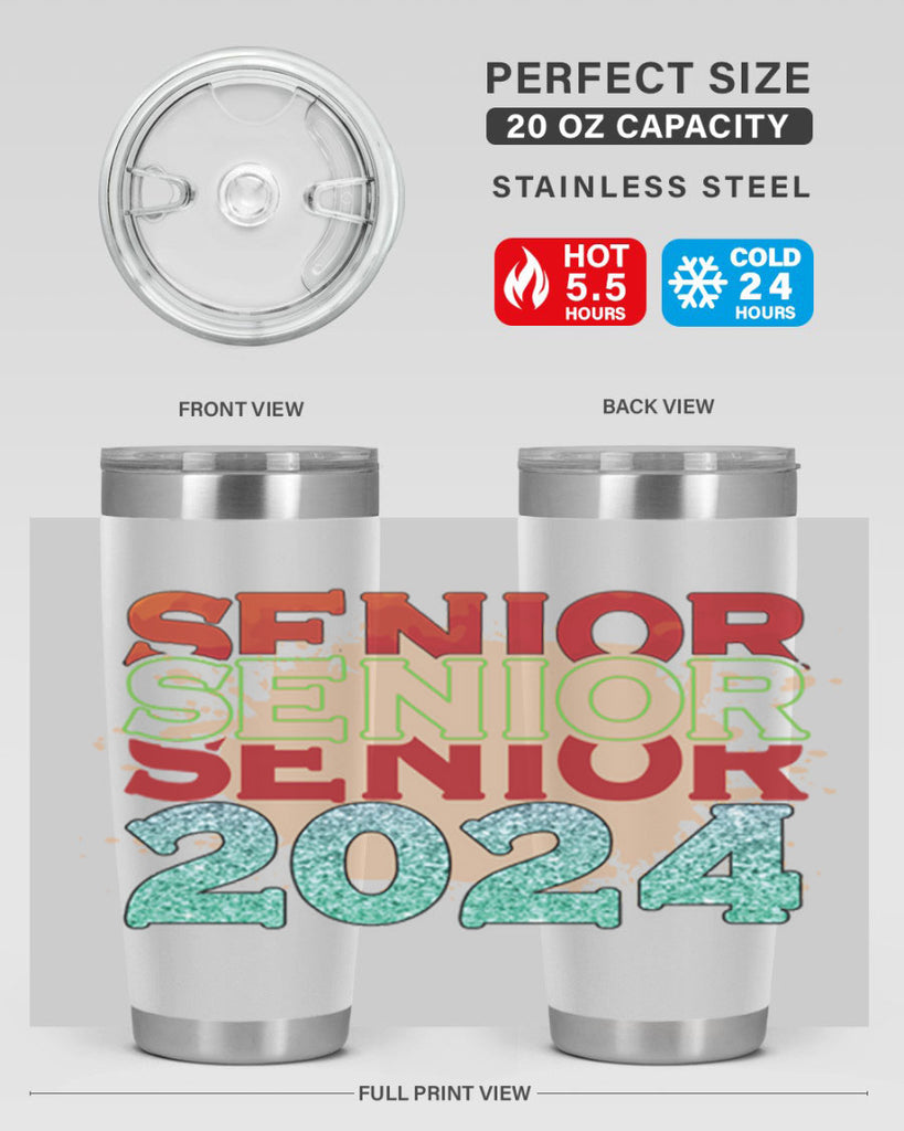 Senior 2024 1 11#- 12th grade- Tumbler