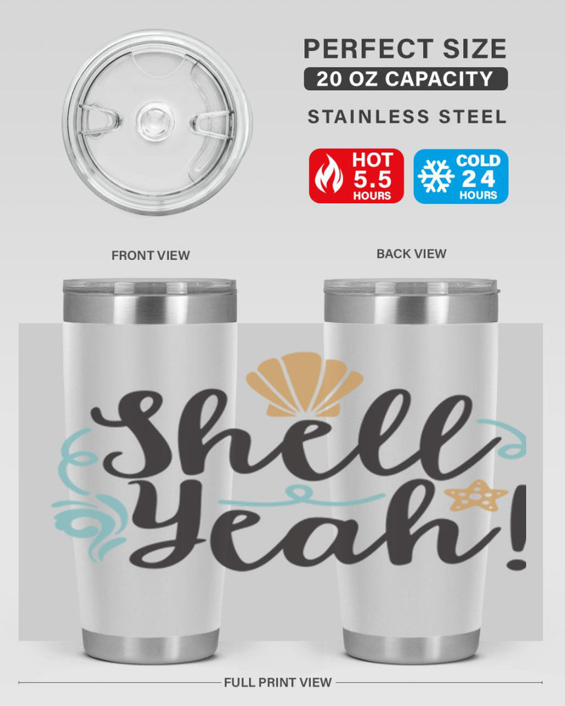 Shell Yeah 592#- mermaid- Tumbler