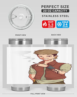 Smoker street boy 61#- anime- Tumbler