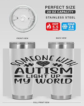 Some one with Style 50#- autism- Tumbler