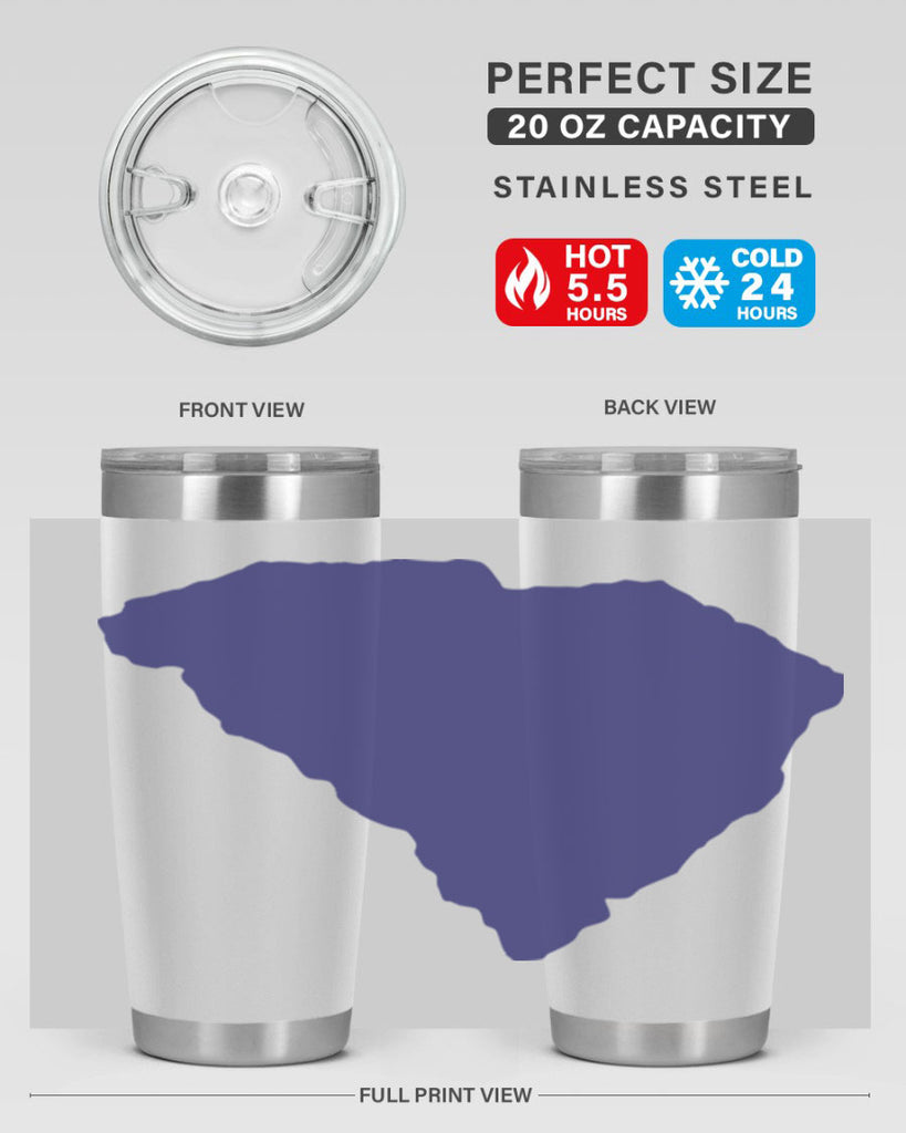 South Carolina 11#- stateflags- Tumbler