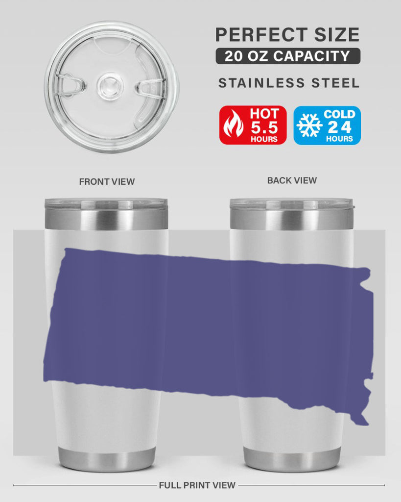 South Dakota 10#- stateflags- Tumbler