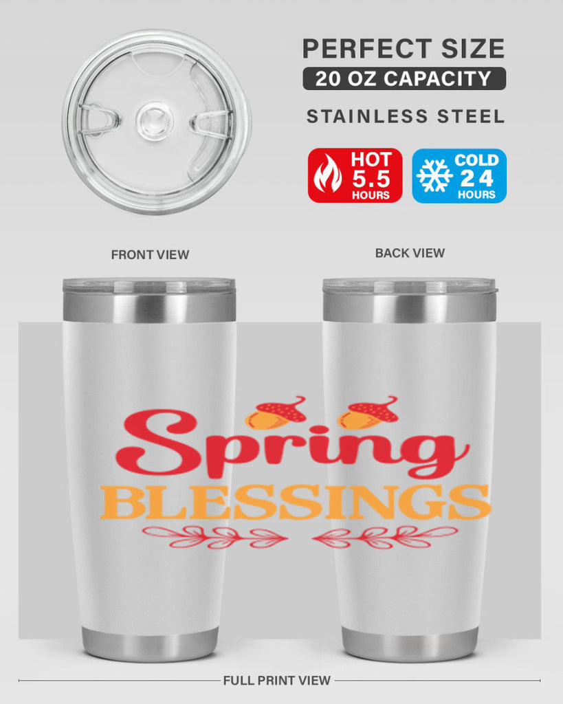 Spring blessings 421#- spring- Tumbler