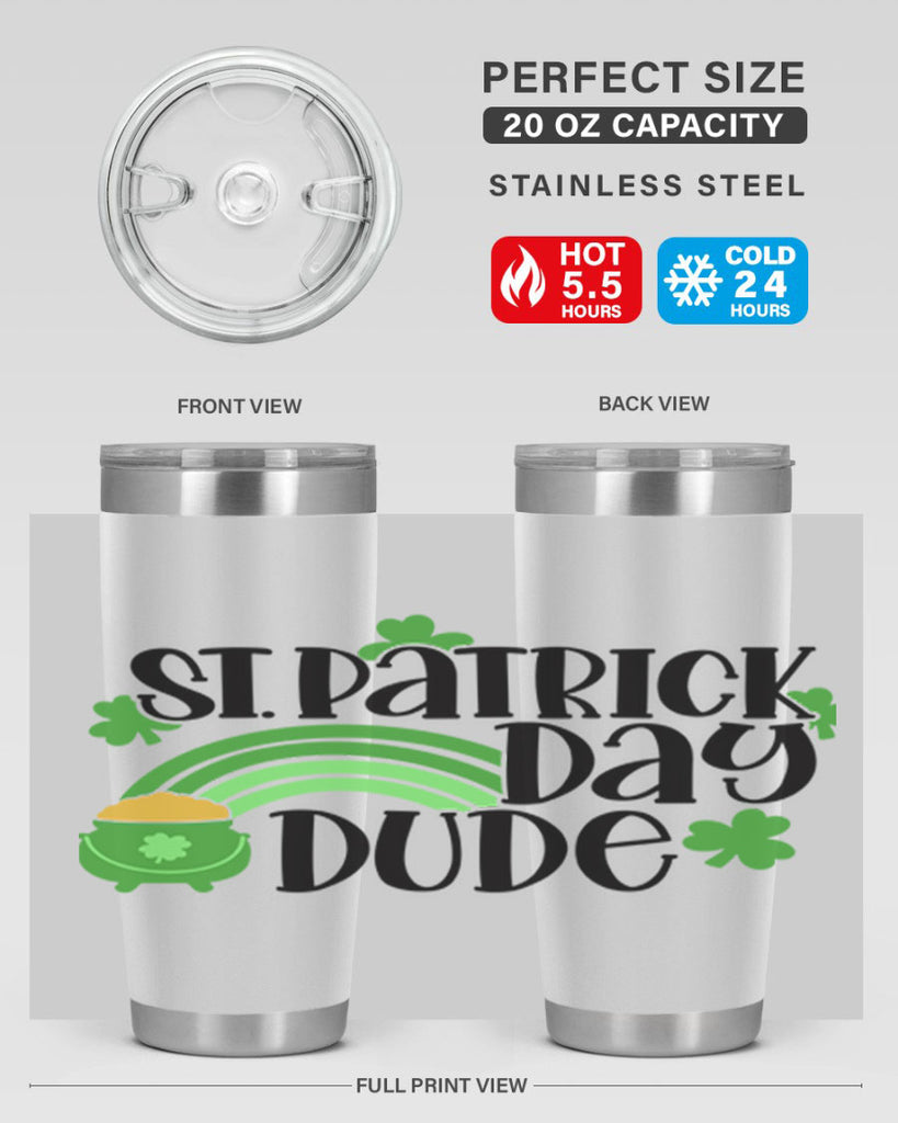 St Patrick Day Dude Style 29#- St Patricks Day- Tumbler